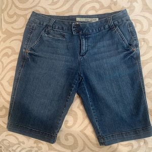 Nice longer length Jean shorts…fit like size 10